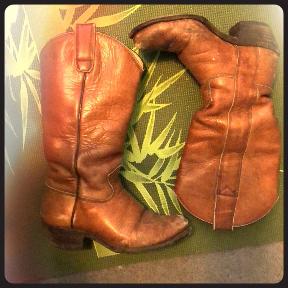 Vintage Real Leather Boots